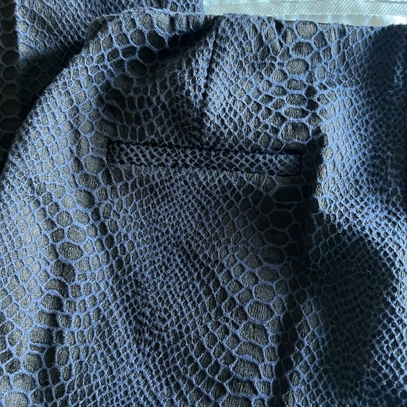 Alfani black blue printed snake pants 10 - Picture 7 of 7